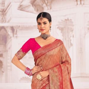 Silk Embroidered Multi Colour Contemporary Saree