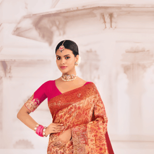 Multi Colour Silk Patch Border Traditional Saree